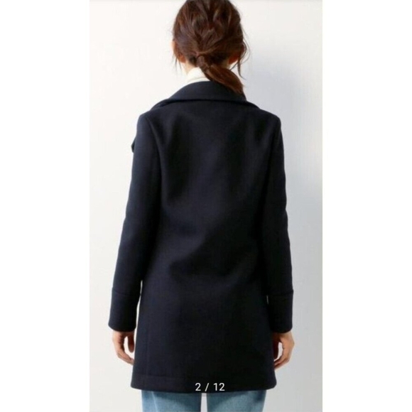 The Reracs peacoat for women WOOL Grey Size 36 /US S - Picture 5 of 16